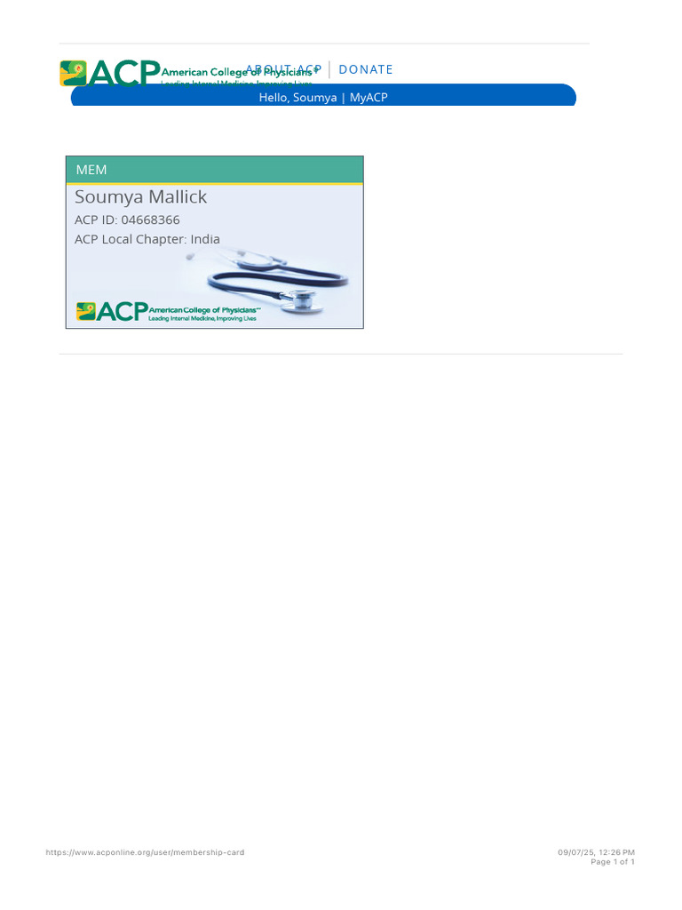 ACP Online | PDF