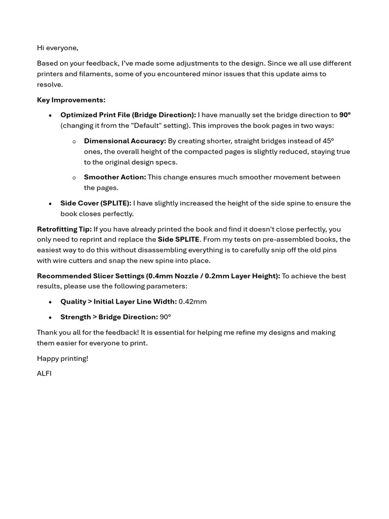 Print Settings | PDF