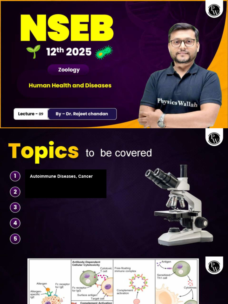 Human Health and Diseases 09 Class Notes | PDF