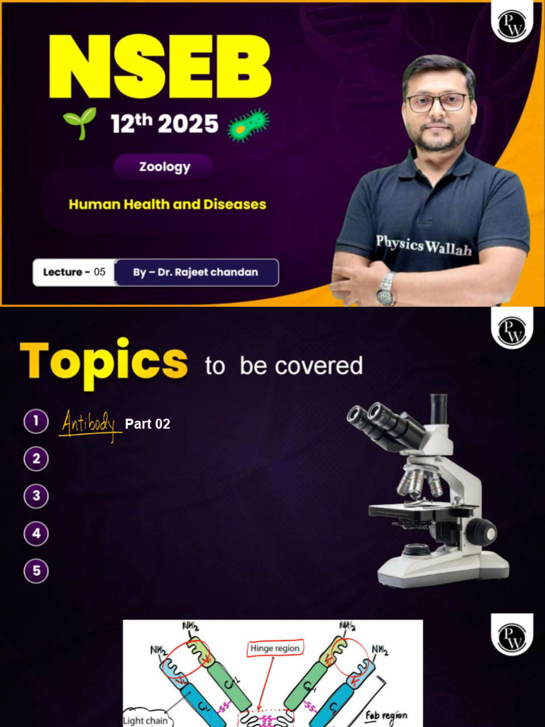 Human Health and Diseases 05 Class Notes | PDF