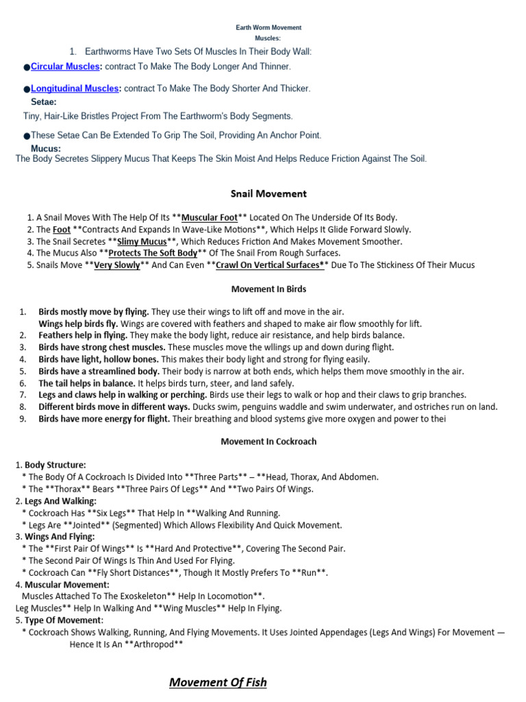 Body Movement | PDF | Skeleton | Joint