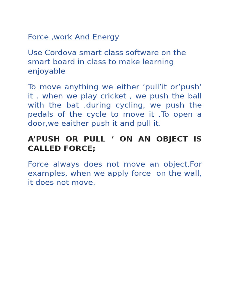 Force | PDF