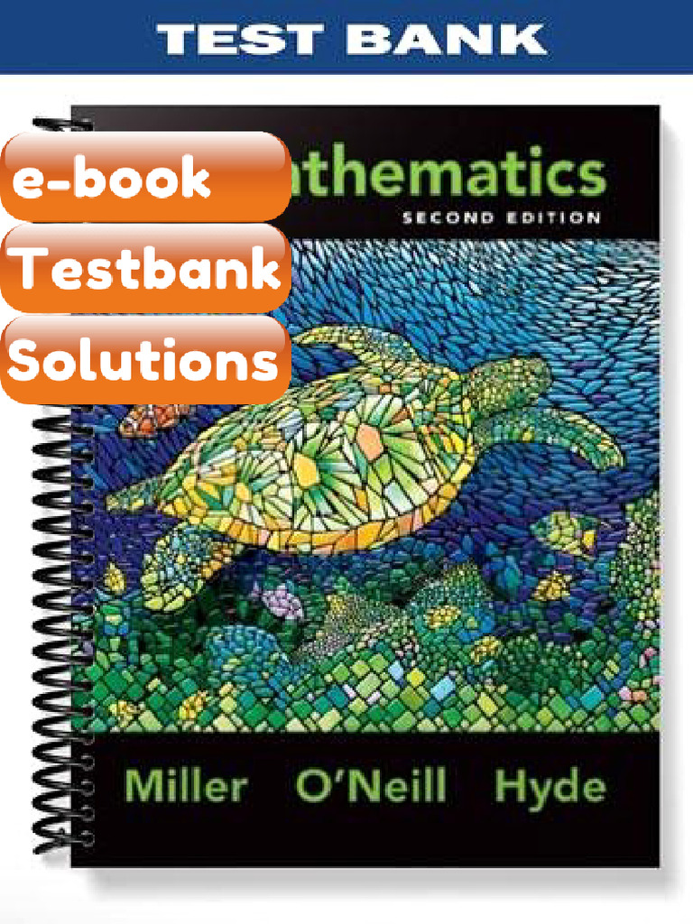 Basic College Mathematics 2nd Edition by Miller Testbank & eBook | PDF ...