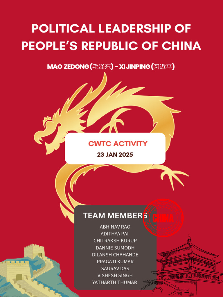 Leaders of China | PDF | China | World Politics
