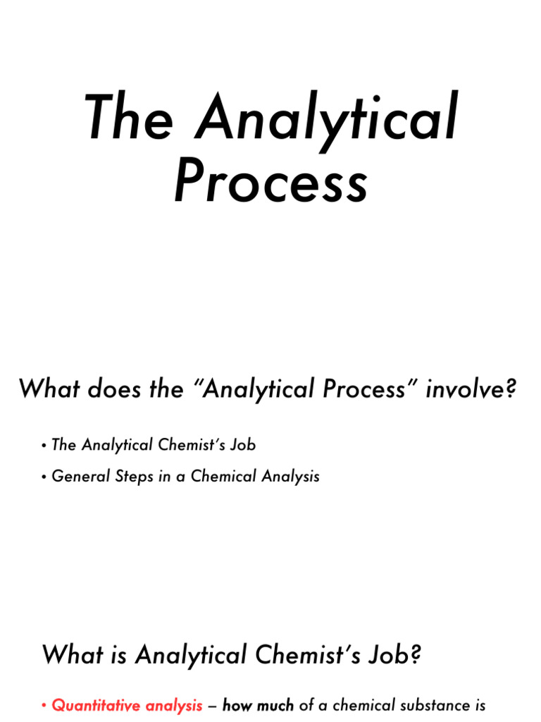 (OLD) CHEM 34.50 Module 1 Slides | PDF | Detection Limit | Analytical ...