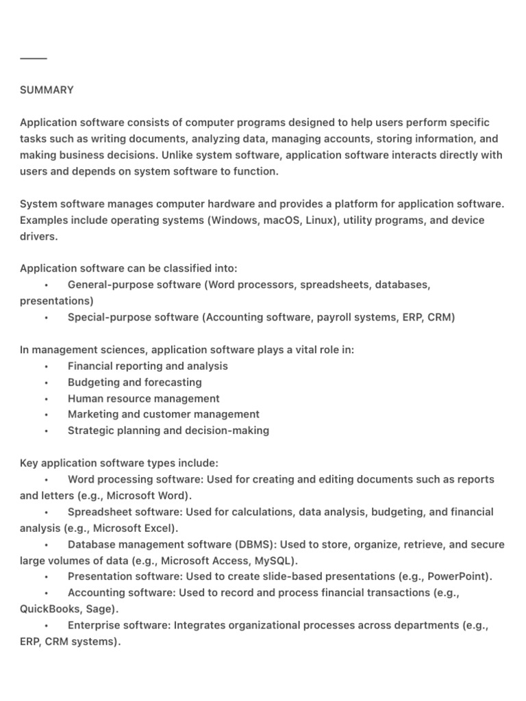 AMS SUMMARY & MCQ’s ᵇˡᶻ | PDF | Databases | Microsoft Excel