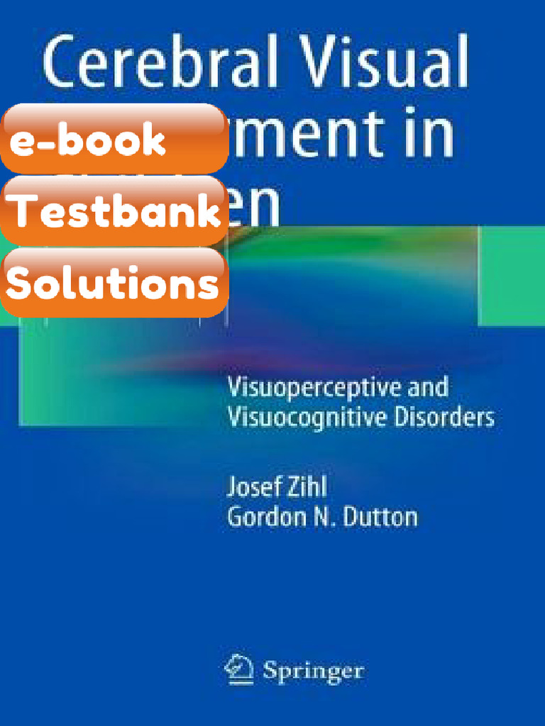 Testbank Cerebral Visual Impairment in Children Visuoperceptive and ...