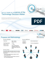 IDG Enterprise Role & Influence of The Technology Decision-Maker 2012 (Excerpt)