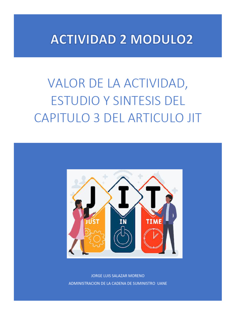 Actividad 2 Modulo 2 | PDF | Logística | Cadena de suministro