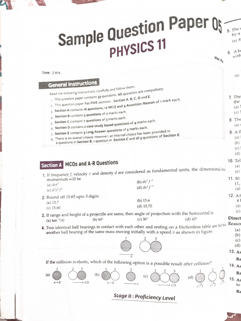 Sample Paper 5 | PDF