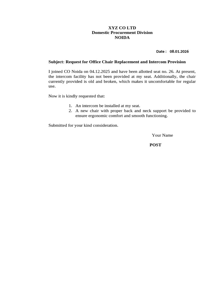 Note Intercom - Chair | PDF