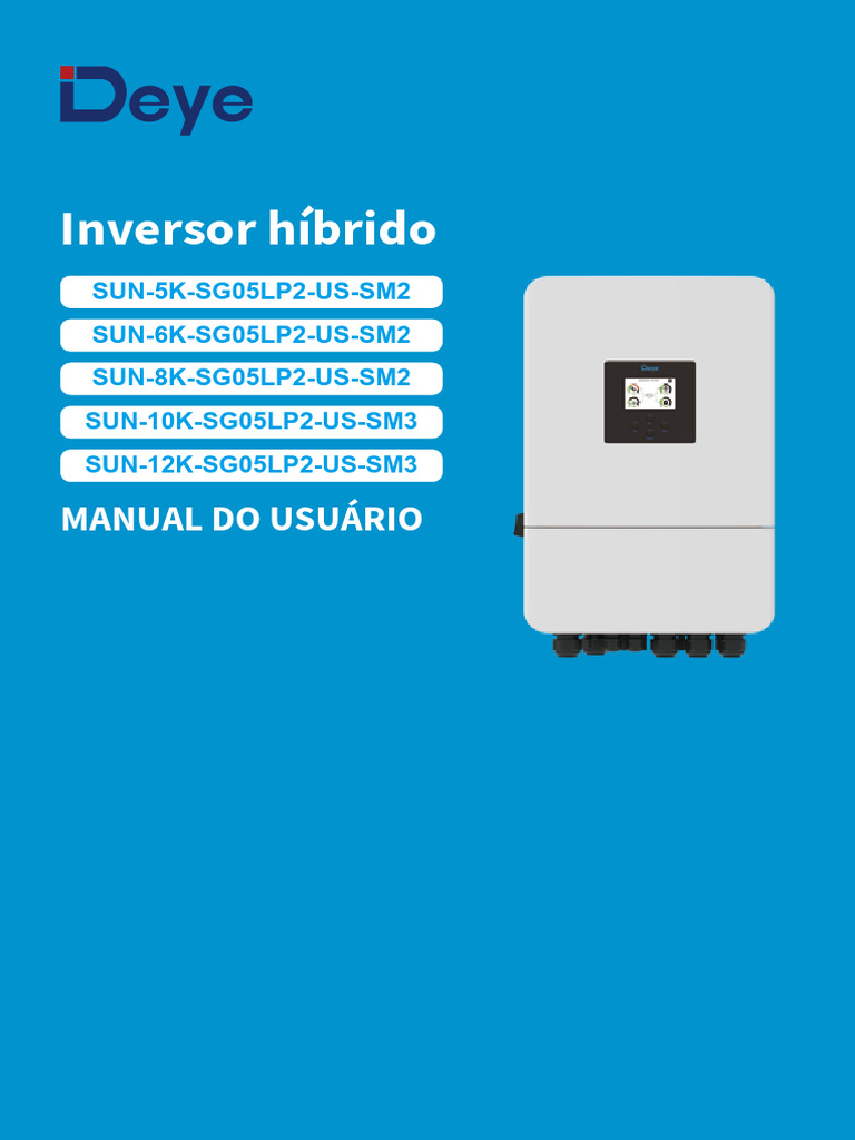 【b】manual - sun 5 12k sg05lp2 us sm2 - 20251008 - pt | PDF | Conector ...