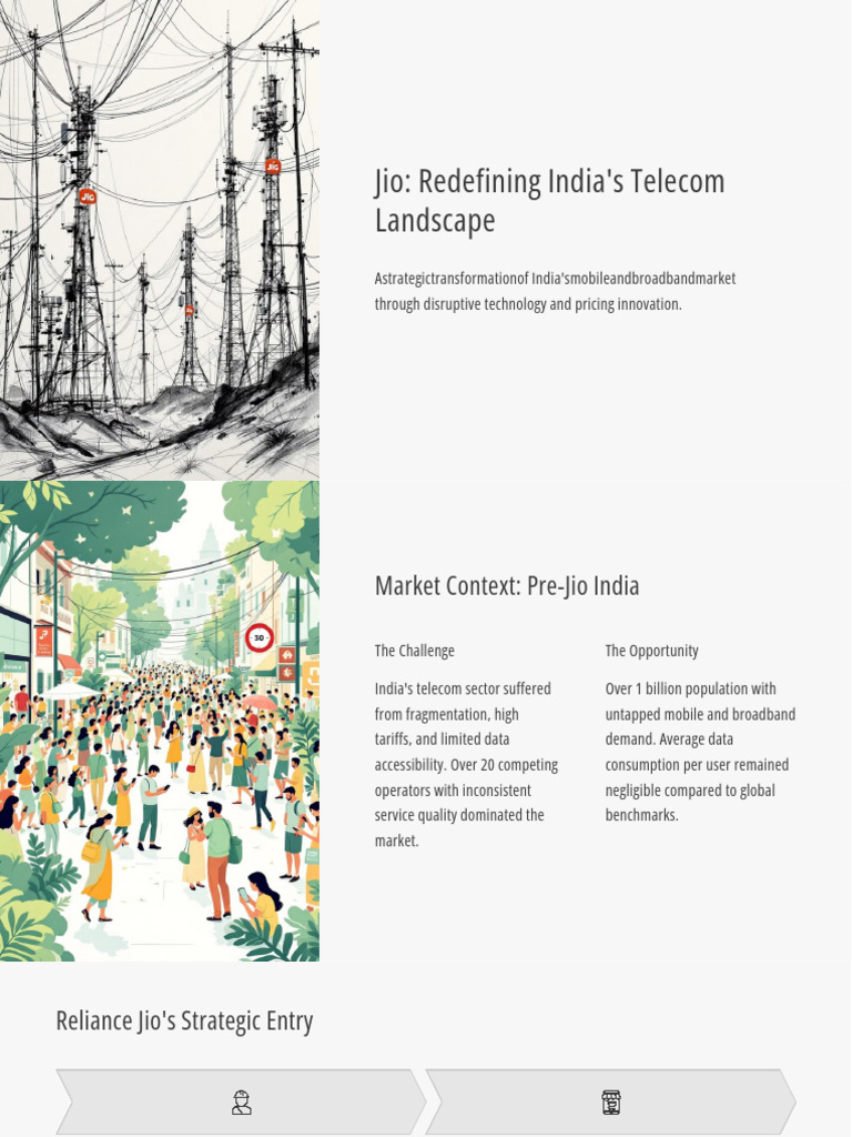 Jio Redefining Indias Telecom Landscape PDF | PDF | Mergers And ...