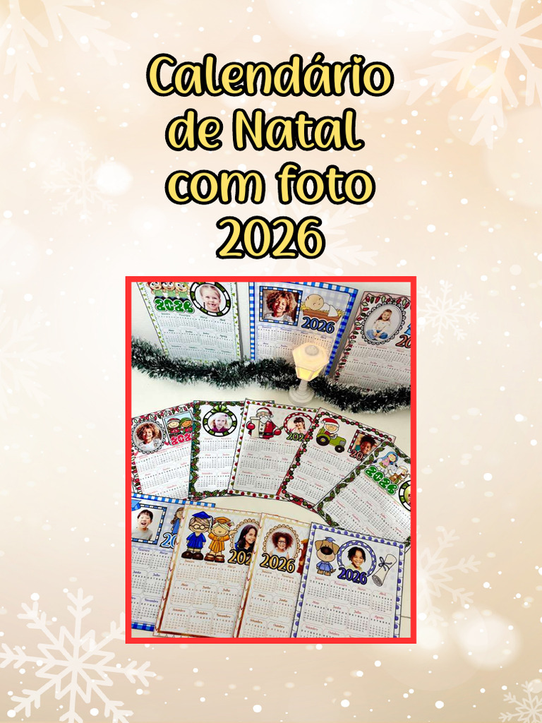 Calendários 2026 Natal | PDF
