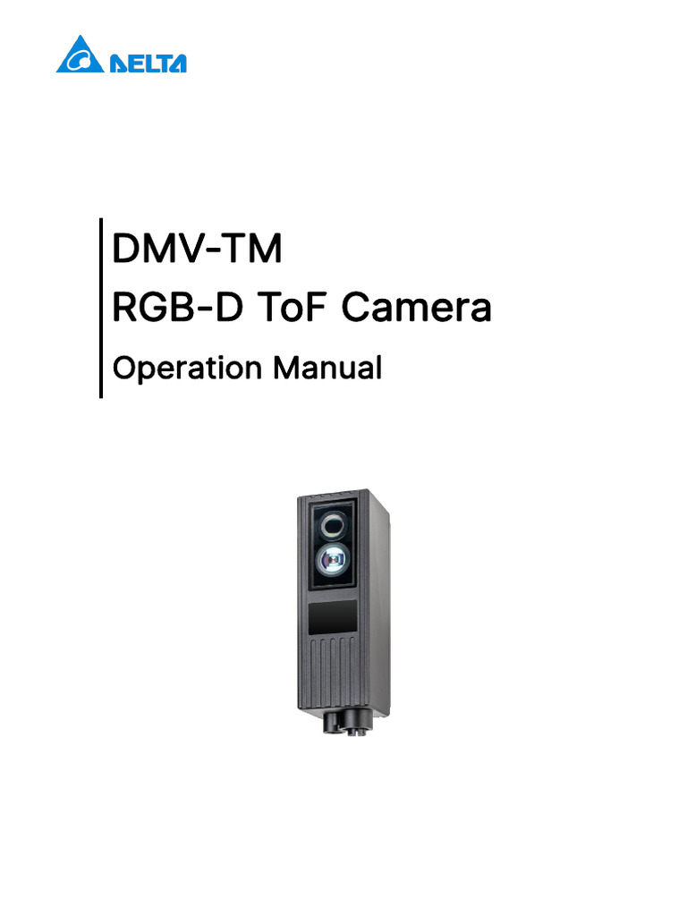 Delta Ia-Dmv DMV-TM Operation Manual en 20251219 | PDF | Camera | Rgb ...