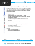 ATP RLU Limits for Hygiene Monitoring | PDF | Hygiene | Microsoft Excel