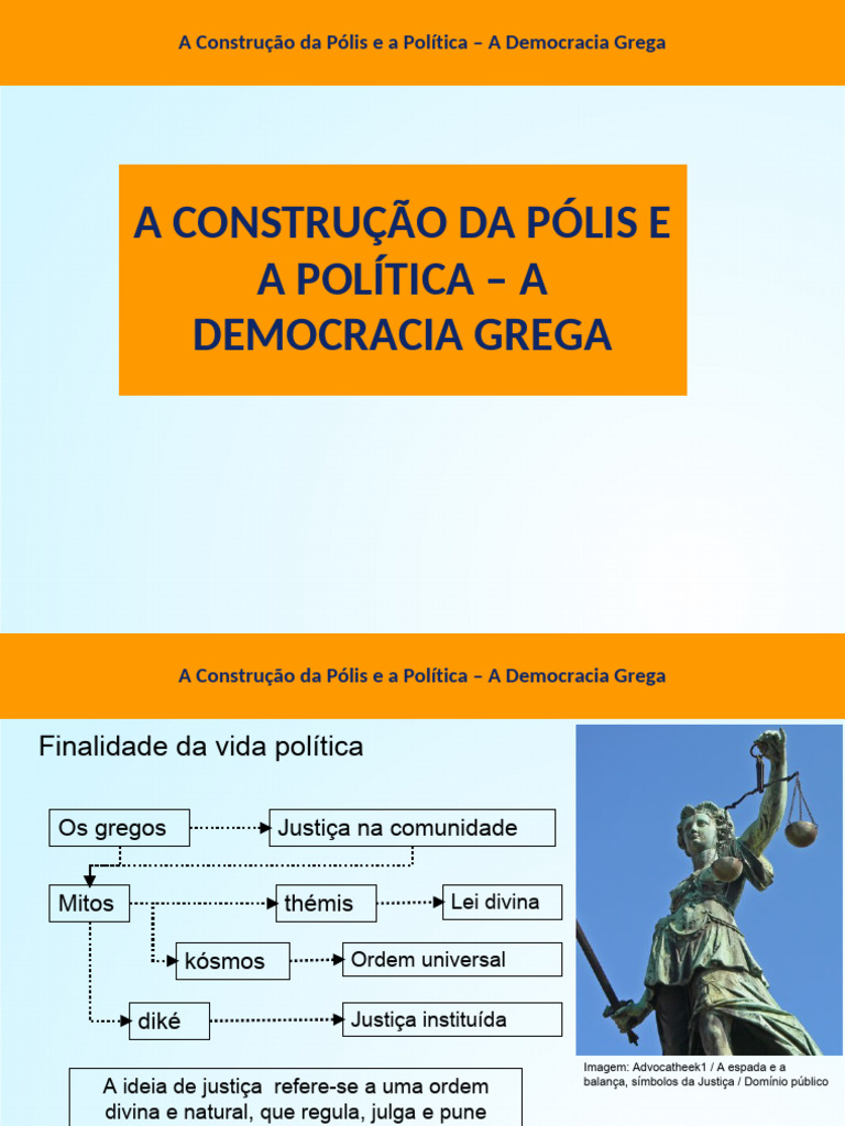 A Construção Da Polis e A Política - A Democracia Grega PDF | PDF ...