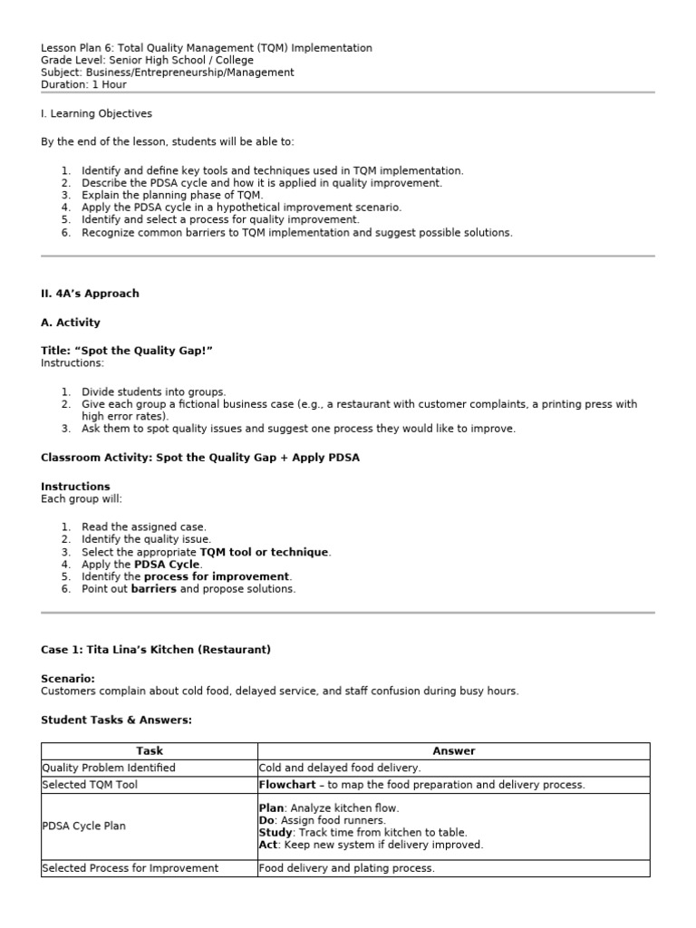 Operations Management Lesson 6 | PDF | Online Shopping | Barcode