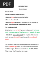 Surfaces of Teeth Explained | PDF | Dental Anatomy | Tooth