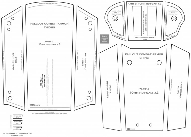 Fallout Combat Leg Armor SKS Props | PDF