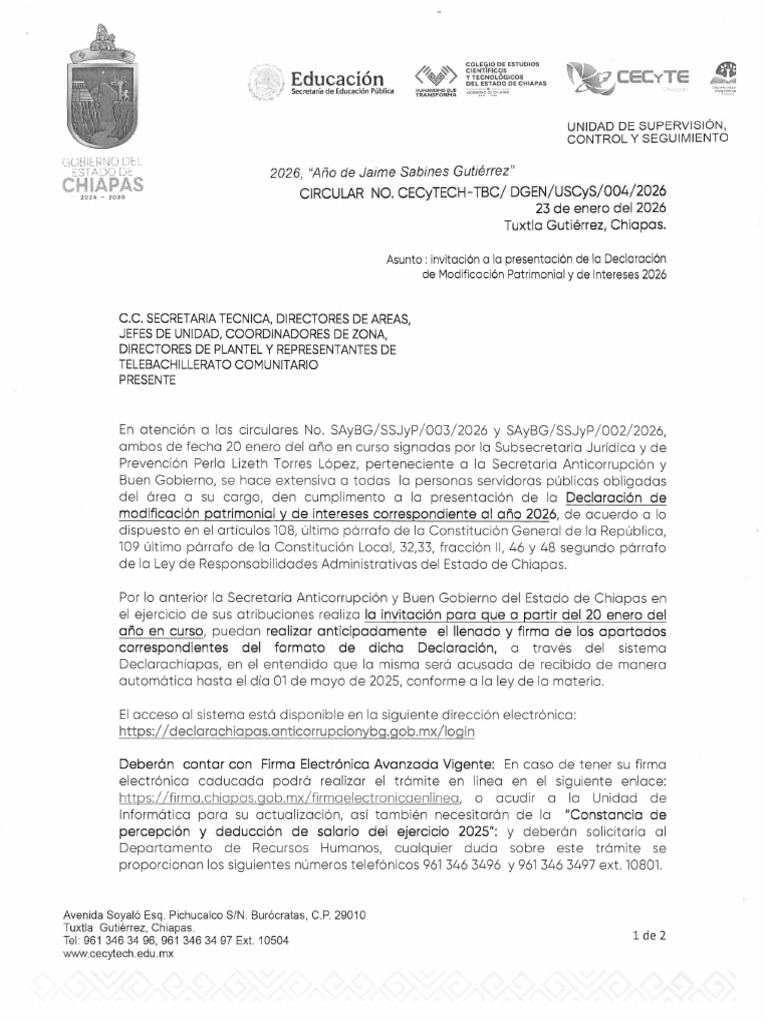 Circular 04 2026 | PDF