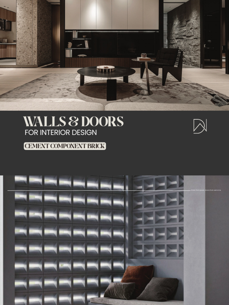 Walls & Doors - Cement Component Brick | PDF | Building Technology ...