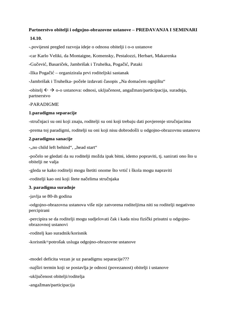 Predavanja Pooou | PDF