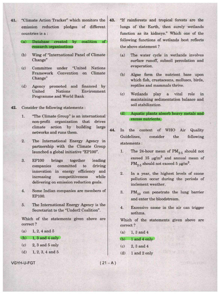 General Studies Paper I | PDF