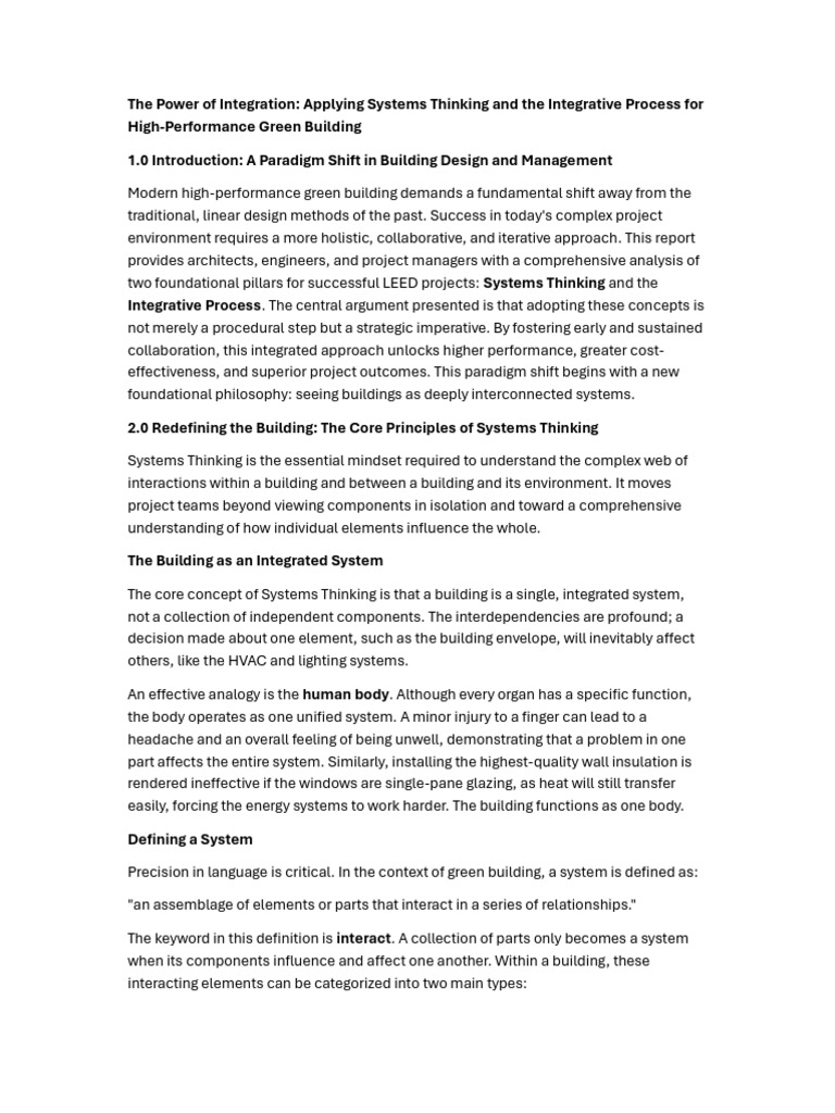 L3 - The Power of Integration | PDF | System | Systems Theory