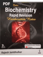 Rajesh Jambulkar 3rd Edition Biochemistry Notes | PDF