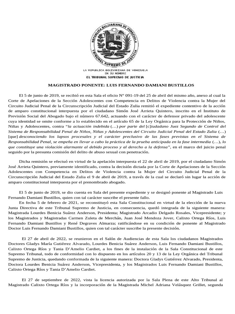 Competencia de Los Amparos | PDF | Apelación | Sentencia (ley)