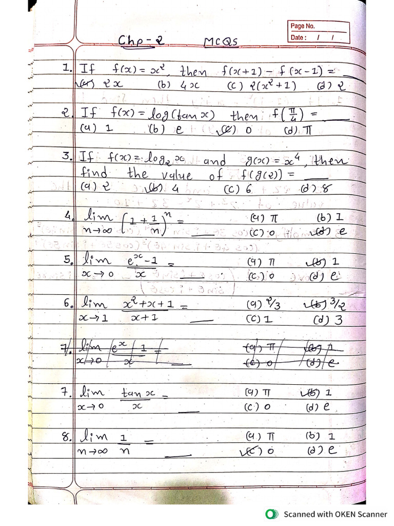 Maths2 - Chapter2 With Solution | PDF