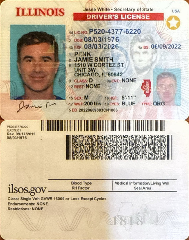 Driverslicense Back | PDF