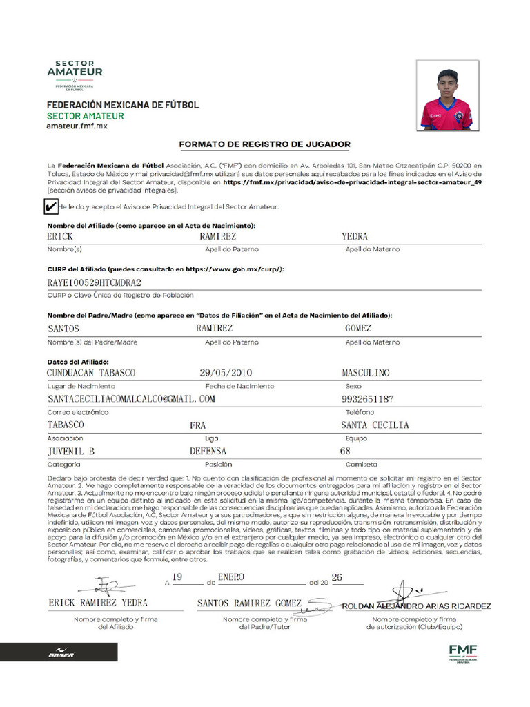 Formato Erick Ramirez Yedra | PDF