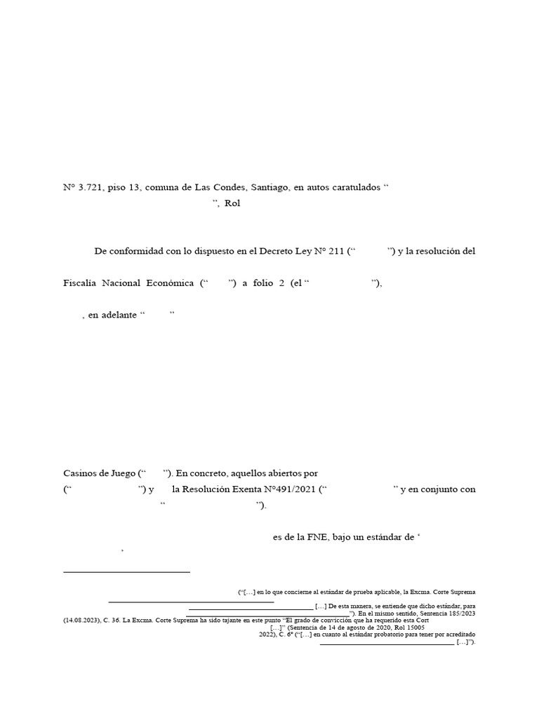 Contestación Henry Comber | PDF | Justicia | Crimen y violencia