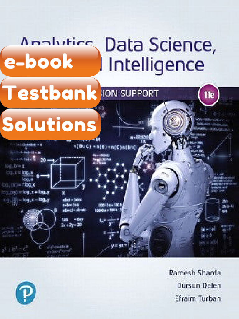 Analytics Data Science and Artificial Intelligence 11th Ediiton Sharda ...