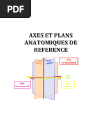 Plans et axes anatomiques du corps | PDF | Système de référence en anatomie