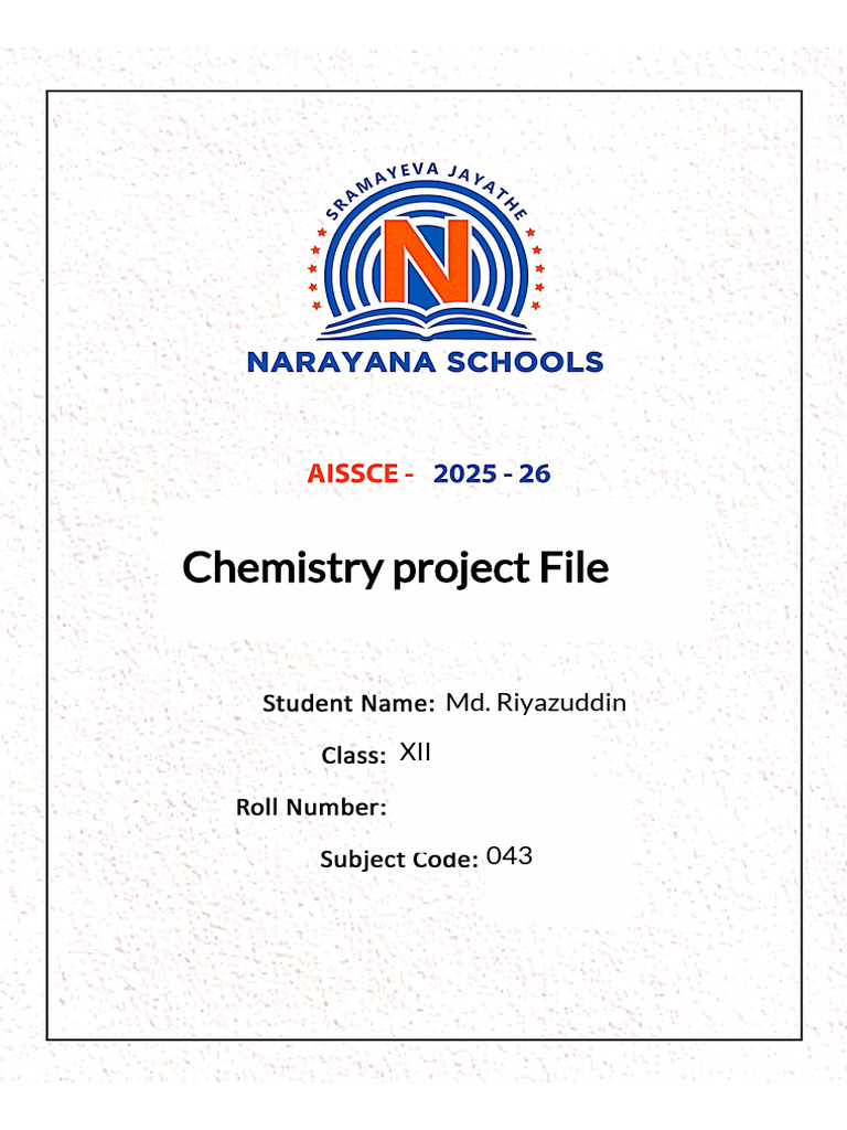 Complete Chemistry Project | PDF | Evaporation | Liquids