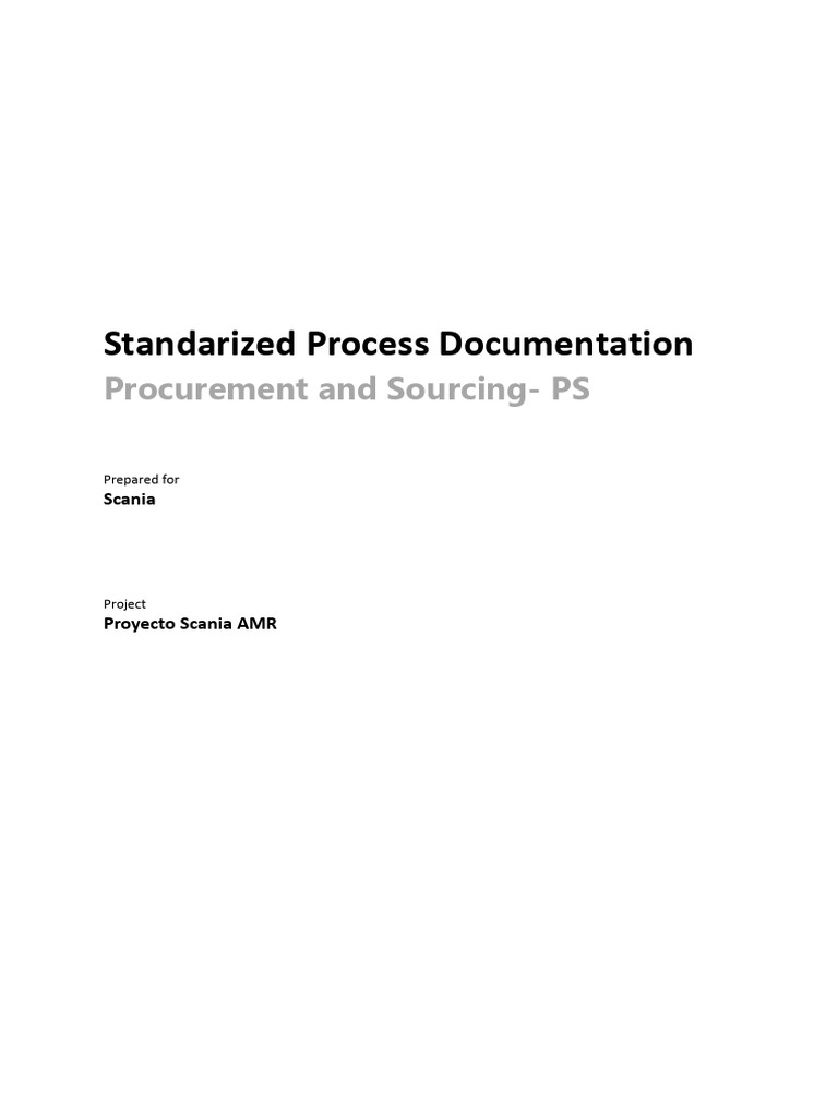PS - 20210903 Standarized Processes Document - V4 - English Version ...