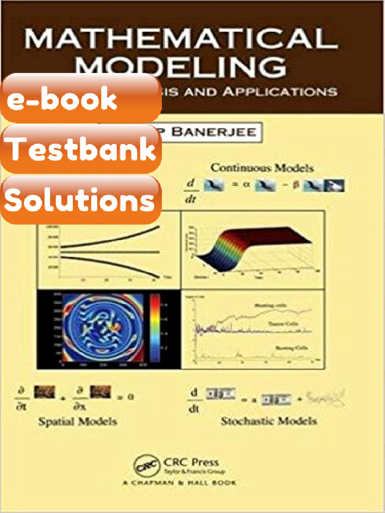 Testbank Mathematical Modeling Models Analysis and Applications 1st ...