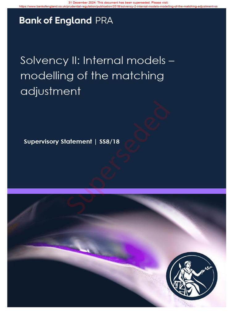 Solvency II - Matching Adjustment | PDF | Risk | Market Liquidity