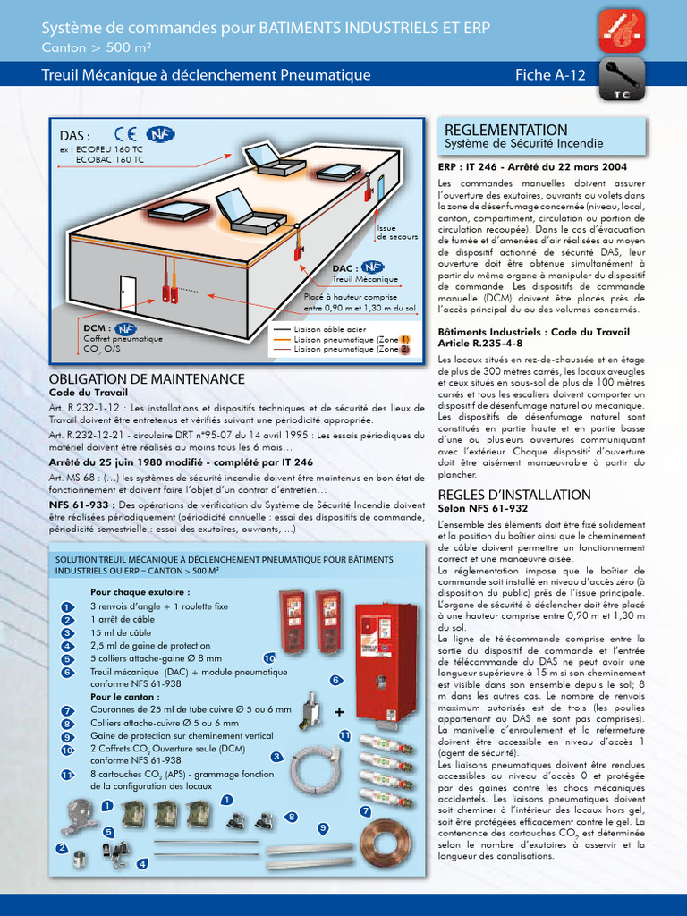 Ecodis Fichea12 | PDF | Protection incendie actif | Protection incendie