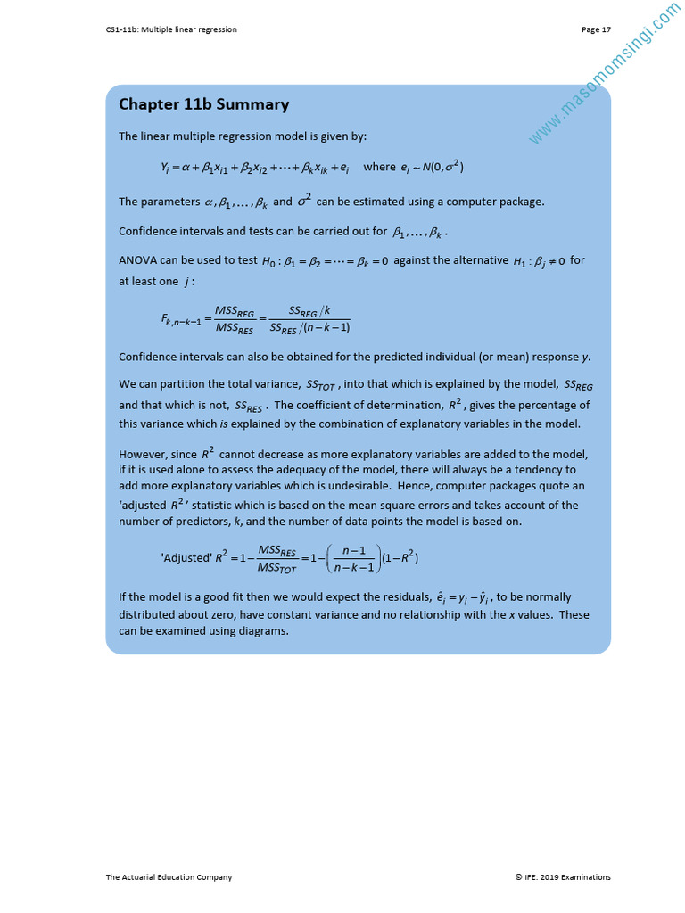 CS1 Summary | PDF | Estimator | Mean Squared Error