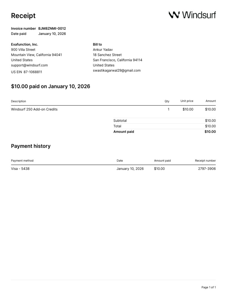 Receipt 2797 3906 | PDF
