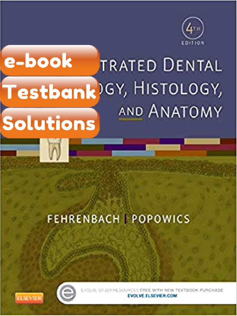 Testbank Illustrated Dental Embryology Histology and Anatomy 4th ...
