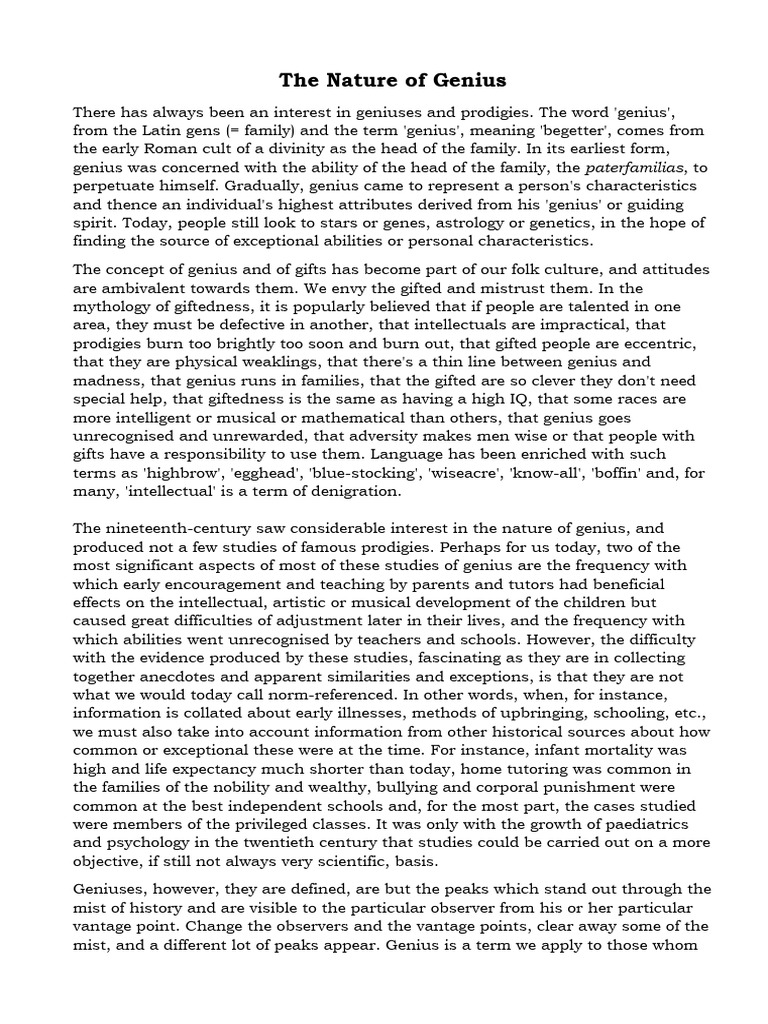 Article 81 | PDF | Genius | Intellectual Giftedness