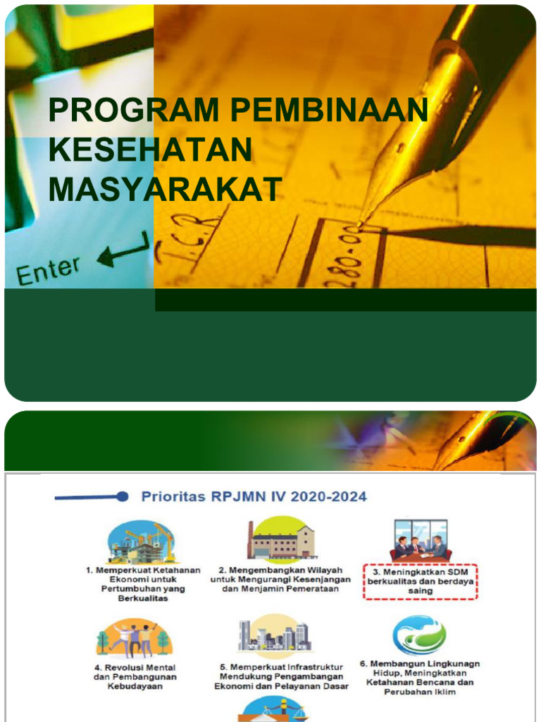 Program Pembinaan Kesehatan Masyarakat | PDF