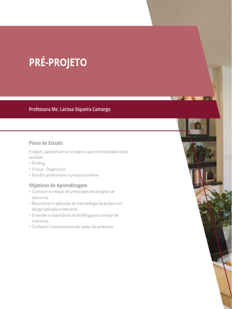 Ebook Material Didatico Design de Interiores | PDF | Desenho | Esboço