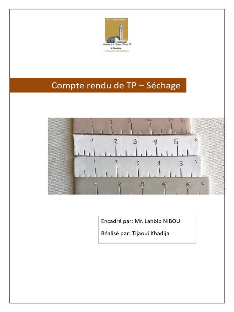 Compte Rendu | PDF | Balance (instrument)