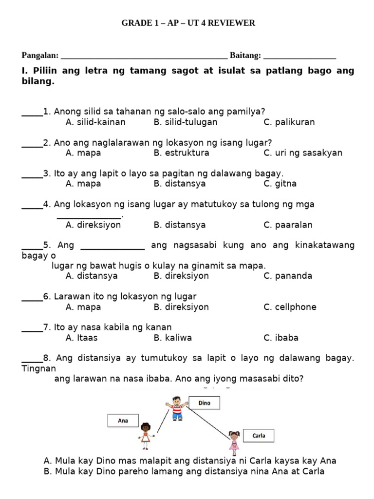 GR 1 - AP - UT 4 | PDF